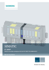 Siemens 6ES7135-6HB00-0CA1 Manual De Producto