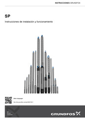 Grundfos SP Instrucciones De Instalación Y Funcionamiento