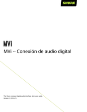Shure MVi Guia De Inicio Rapido