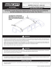 Weather Guard 234-3-01 Manual De Instalación