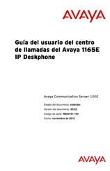 Avaya 1165E IP Deskphone Guia Del Usuario