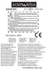 edelWeiss Kinetic Manual Del Usuario