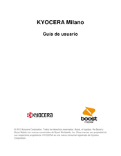 Kyocera Milano Guía De Usuario