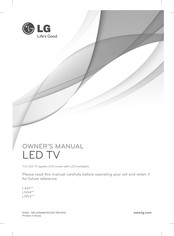 LG LA54 Serie Manual Del Proprietário