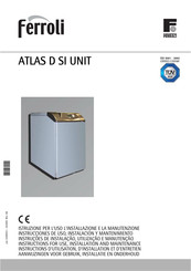 Ferroli ATLAS D SI Instrucciones De Uso, Instalación Y Mantenimiento