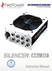 PC Power & Cooling SILENCER MKIII PPCMK3S1200 Manual De Instrucciones