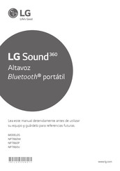 LG Sound 360 NP7860W Manual De Instrucciones