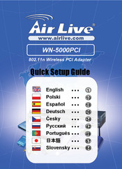 AirLive WN-5000PCI Guia De Inicio Rapido