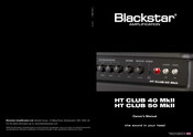 Blackstar Amplification HT CLUB 40 MkII El Manual Del Propietario