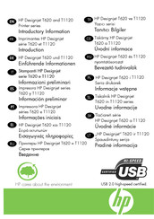 HP Designjet T1120 Serie Manual Del Usuario