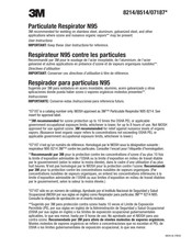 3M N95 Manual Del Usuario