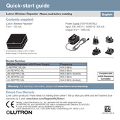 Lutron L-REPPRO-BLBA Guía De Inicio Rápida