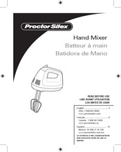 Proctor Silex 62511 Manual De Instrucciones