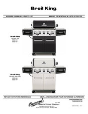 Broil King REGAL 590 PRO Manuel De Montage & Liste De Pieces