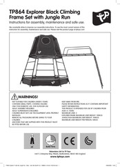 TP Toys TP864 Instrucciones De Montaje, Mantenimiento Y Uso