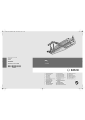 Bosch PTC 470 Manual Original