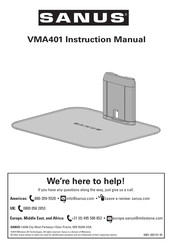 Sanus VMA401 Manual De Instrucciones