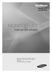 Samsung SyncMaster T27A550 Manual Del Usuario