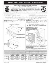 Kenmore PRO 48003 Instrucciones De Instalación