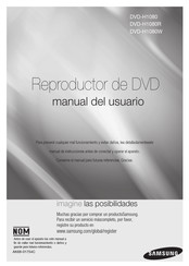 Samsung DVD-H1080W Manual Del Usuario