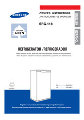 Samsung SRG-118 Instrucciones De Operación