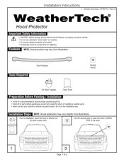 WeatherTech 55037 Instrucciones De Instalación