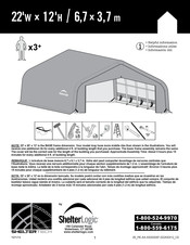 ShelterLogic PECADA0204F02003218 Manual De Instrucciones