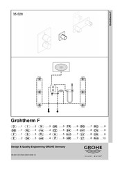 Grohe Grohtherm F 35 028 Manual De Instrucciones