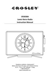 Crosley CR3038A Manual De Instrucciones