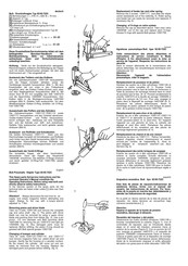 Bea 92/40-722C Lista De Piezas De Repuesto, Instrucciones De Servicio