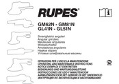 Rupes GM81N Instrucciones De Uso Y Manutención