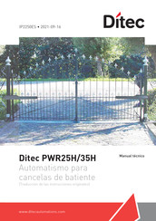 DITEC PWR35H Manual Tecnico