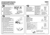 NEC NP2000 Guía De Instalación Rápida