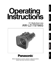 Panasonic AW-LZ17ST66G Guia De Inicio Rapido