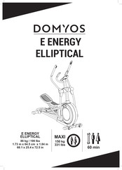 Domyos E ENERGY ELLIPTICAL Manual Del Usuario