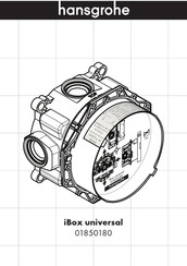 Hansgrohe iBox universal 01850180 Manual De Instrucciones