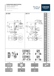 Grohe RAINSHOWER SMARTCONTROL 26 511 Manual De Instrucciones