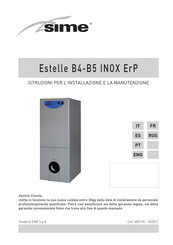 Sime Estelle B4 INOX ErP Guia De Inicio Rapido