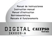 Calypso Watches IKX009-A Manual De Instrucciones