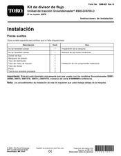 Toro 30876 Instrucciones De Instalación