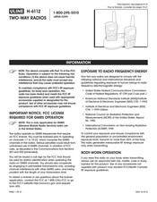 Uline H-6112 Manual Del Usuario