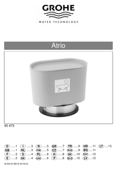 Grohe Atrio 45 473 Manual De Instrucciones