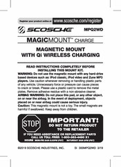 Scosche MAGICMOUNT MPQ2WD Manual Del Usuario