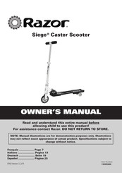 Razor Siege Caster Manual Del Propietário