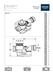Grohe 49 113 Manual De Instrucciones
