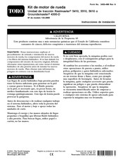 Toro Reelmaster 5610 Instrucciones De Instalación