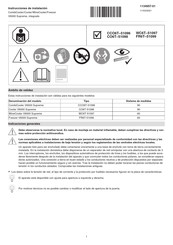 V-ZUG CO6T-51098 Instrucciones De Instalación