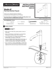 American Standard Studio-S 4803100 Instrucciones De Instalación