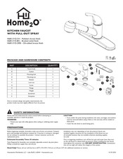 Home2O H60K-51D-BN Manual De Instrucciones