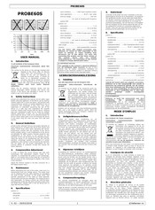Velleman PROBE60S Manual Del Usuario